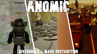 Anomic DROP GUNS CARS amp MEDS GIVEAWAY [upl. by Akahs791]