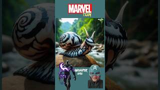 MARVEL Super Heroes But SNAIL marvel avengers shorts [upl. by Shiverick]