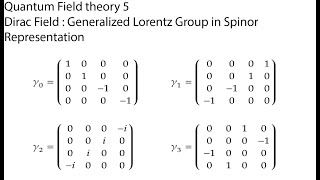 Quantum field theory 5 Dirac equation and spinor [upl. by Venezia873]