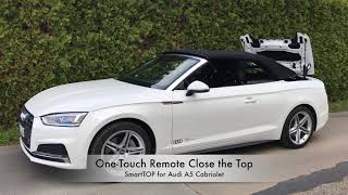 mods4cars SmartTOP for Audi A5 Cabriolet  OneTouch open  close  Remote Top  Keyless Top [upl. by Forras]