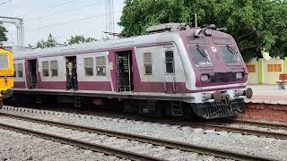 MMTS Train Entering Into The Falaknuma Railway Station 🚉 trains indiantraintravel travel travel [upl. by Etnaid]