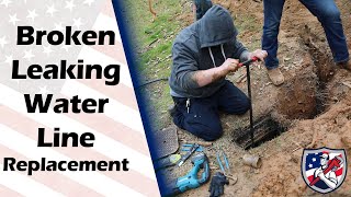 Water Main Leak Repair  Broken Water Line Replacement The Original Plumber  Open 7 Days A Week [upl. by Nolahs]