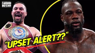 UPSET DEONTAY WILDER quotBIG TROUBLEquot AGAINST JOSEPH PARKER NEEDS MORE THAN RIGHT HAND TO WIN [upl. by Starr]