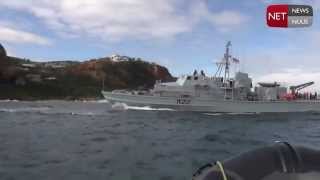 SA Navy Entering Knysna 2014 [upl. by Dodi329]