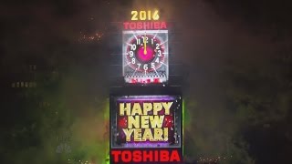 NBC 2016 New Years Eve Ball Drop New York HD 1080p [upl. by Ninehc]