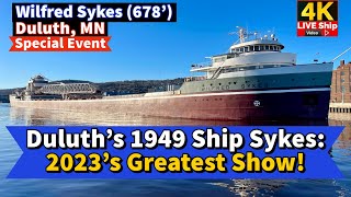 ⚓️Duluths 1949 Ship Sykes 2023s Greatest Show [upl. by Yraeht]