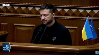 Ucraina Zelensky presenta il suo piano di fine guerra [upl. by Levenson]