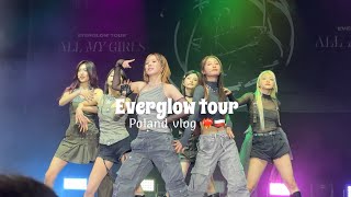 Everglow Tour Poland🇵🇱 °❀⋆ೃ࿔･ Vlog concert ₊‧꒰ა❤︎໒꒱ ‧₊ [upl. by Nerval]