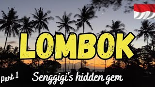 Lombok Senggigi beach stunning Nipah beach sunset best Lombok beach Indonesia 37vlog [upl. by Lenhart]