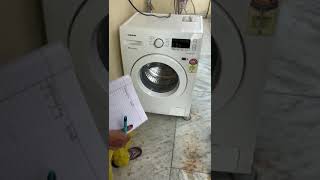 65 front load washing machine demo [upl. by Dlanar]