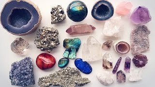 MY CRYSTALGEMSTONE COLLECTION Smaller Pieces [upl. by Peppy283]