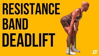 How to Resistance Band Deadlift  Hamstring Exercises [upl. by Amihsat]