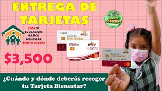 😱🚨¡¡Consulta cuando y donde puedes recoger tu tarjeta bienestar Beca Benito Juárez Nivel Básico😱🚨 [upl. by Eila377]