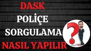 DASK POLİÇE SORGULAMA  NASIL YAPILIR  E DEVLET [upl. by Tessie]