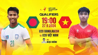 🔴TRỰC TIẾP U20 BANGLADESH  U20 VIỆT NAM  VÒNG LOẠI U20 CHÂU Á 2025 [upl. by Renate]