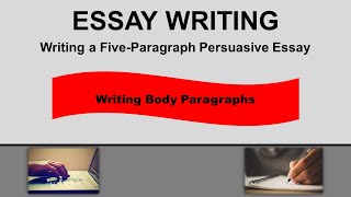 Writing Body Paragraphs [upl. by Ynahpets722]