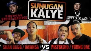 SUNUGAN KALYE  SHAN DOGG DAMNSA VS PISTOLERO YOUNG ONE [upl. by Devin]