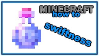 How to Make a Potion of Swiftness  Easy Minecraft Potions Guide [upl. by Ephram915]