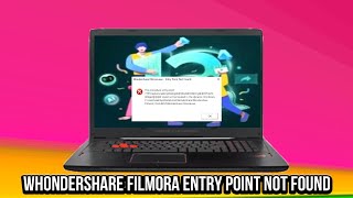 Cara mengatasi error wondershare filmora 13 entry point not found [upl. by Secor954]