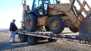 Loading the Backhoe [upl. by Llerrem983]