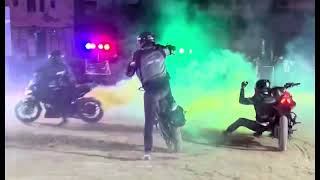 Bike stunt in Firozaba🔥Pulsar mania✌️udayudayfreestyle bike stunt [upl. by Ewolram]