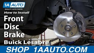 How to Replace Front Brakes 9699 Buick LeSabre [upl. by Ibmab]