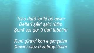 Meryam Îbrahîm  Bulbulî bal sikaw Kurdish lyrics [upl. by Sueahccaz989]