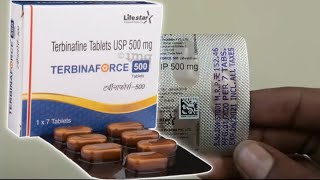 terbinaforce 500 mg tablet uses  price  composition  dose  side effects  precautions  in hindi [upl. by Ahsatsan877]