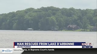 Man rescued from Lake DArbonne after nearly drowning [upl. by Gaw]