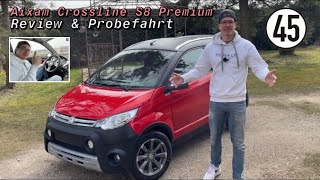 Aixam Crossline S8 Premium Review Fahrzeugvorstellung amp Probefahrt [upl. by Eseekram]