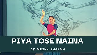 Piya Tose Naina Laage Re  Guide  Morey Piya  Devdas Song dance cover by Dr Megha Sharma [upl. by Nolte375]