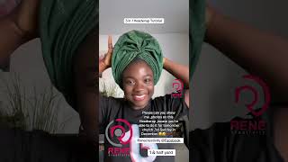 Quick Turban Gele Headwrap for beginners tutorial headwrap tutorial [upl. by Montfort]