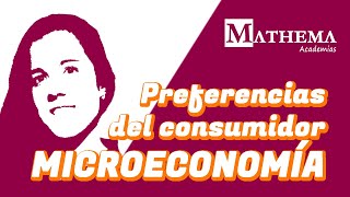 Microeconomía Preferencias del consumidor [upl. by Hugibert539]