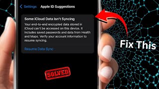 How to Fix Some iCloud Data isnt Syncing  iPhone  iPad  iOS 17 [upl. by Cedar]