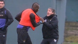 Mario Balotelli vs Roberto Mancini  Training fight [upl. by Reggis]