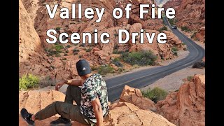 Valley of fire state park Scenic Drive Language  Telugu nevada valleyoffire vegas [upl. by Warfourd237]