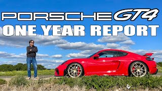 PORSCHE 718 CAYMAN GT4 12 MONTH REPORT  WORTH THE HYPE porsche gt4 [upl. by Ednil922]