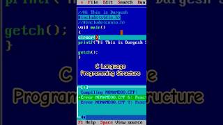 C Language Programming Structure clanguage ccode ctutorials clanguagebasics cprogramminginhindi [upl. by Schiff]