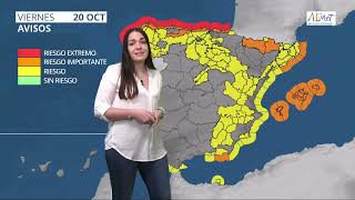 El tiempo de AEMET 19102023 [upl. by Packer]