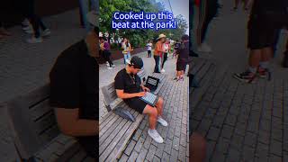 Beats at the park👀beats music musiccreation beatmaker beatpad audioengineer musicproduction [upl. by Raamaj]