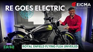 Royal Enfield Electric Motorcycle Flying Flea C6 First Look Video  EICMA 2024 [upl. by Pollak595]