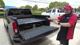 Decked System on 22 GMC Sierra 1500 review by Dave from CampH Auto Accessories 7542054575 [upl. by Anaujnas]