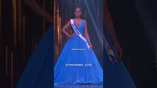 Miss Universe 2024 💫🤍 Best In Prelim Gown bpageantcorner missuniverse viralvideo shorts trend [upl. by Caria]