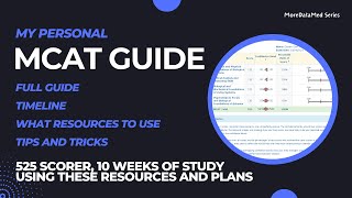 100th Percentile in 10 Weeks  My Guide to the MCAT Exam MoreDataMed Series [upl. by Droffig]