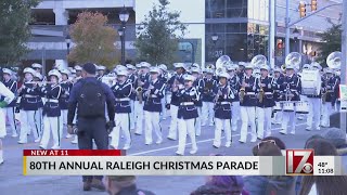 Raleigh Christmas Parade returns in style to kick off the holiday season [upl. by Svensen]