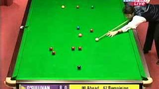 VERY NICE MAXIMUM 147 BREAK FROM THE MASTER RONNIE [upl. by Odarbil]