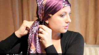 How To Wear A Head Scarf Wrap  wwwScarfTipscom [upl. by Currier62]