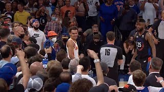 Trae Young vs Knicks Fans [upl. by Hanimay]