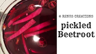 Quick pickled beetroot Pickled beetroot for shawarma Easy and simple pickled vegetable Pickle [upl. by Avalsorim]