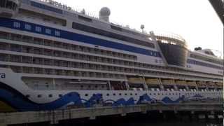 Aida Diva Cruise Ship  Luxury Cruise Ship Aida Diva At Indian Port Kochi [upl. by Barrie]